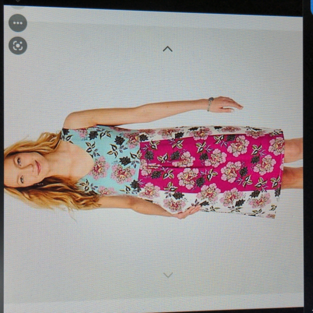 J Jill color block knit dress